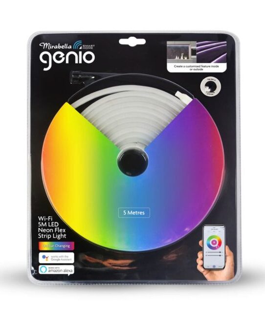 Mirabella Genio Wi-Fi LED 5 Metre Neon Flex Strip Light