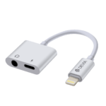 2 in 1 Lightning to 3.5mm to Type-C Adapter Converter with Charging