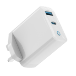 65W GaN USB-C + USB-A Fast Charger