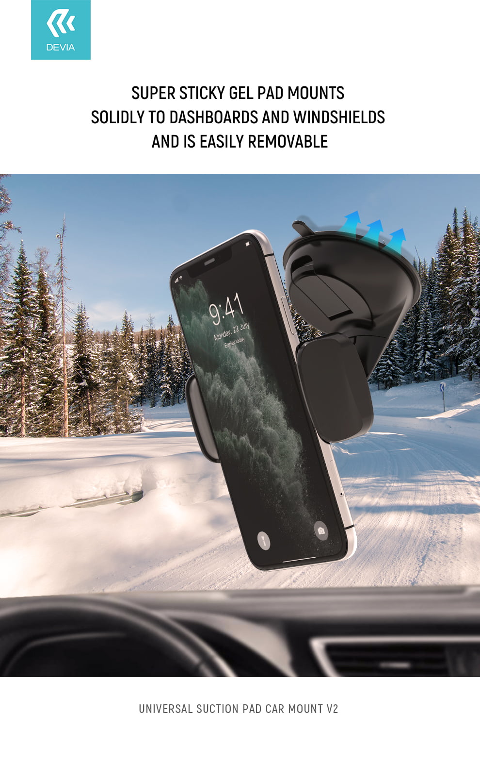 Universal Suction Pad Car Mount9