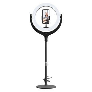 12 Inches Live Streaming Stand With LED Ring Light 1.7M