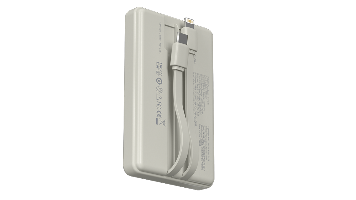 10000mAh 22.5W Power Bank With Dual Cables - Image 4